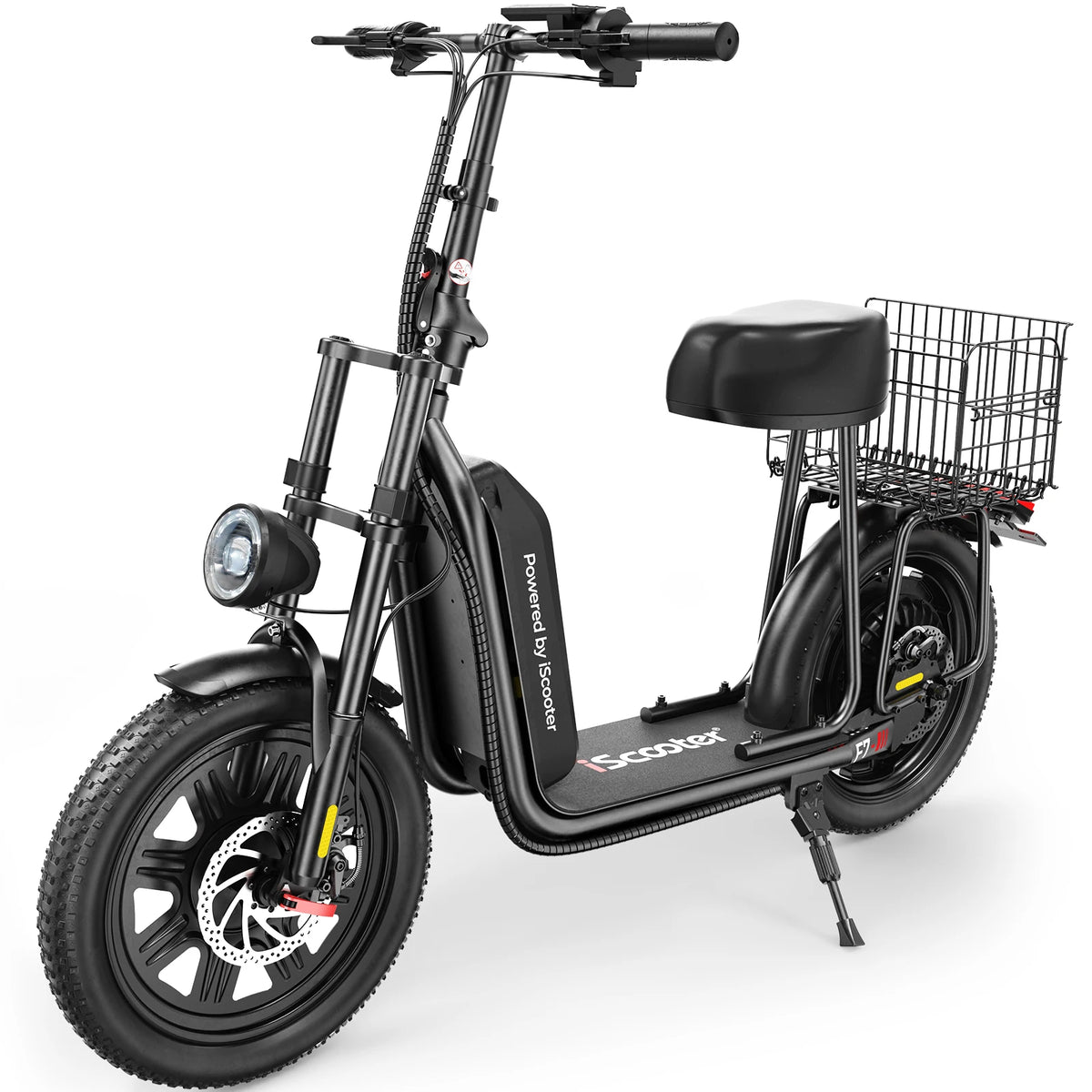 ISCOOTER F7 Adult Electric Scooter 1000W Motor E Scooter 16 Inch Tires All-Terrain E-Scooter 48V10.4AH Battery Electric Scooter