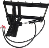 Heavy-Duty Tree Pole Puller Attachment Sturdy Metal Build with Adjustable Hydraulic System Effectively Extracts and Pulls Trees