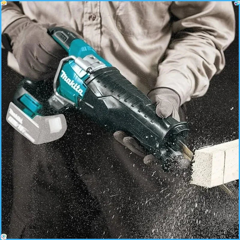 Makita Brushless Reciprocating Saw Reciprocating Saw Portable Cordless Power Tools With 4pcs Saw Blades For 18V 20V  Battery