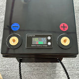 Case 12V 280AH DIY Battery Case Portable Battery Box 230AH 4S Optional 200A BMS 2A Active Balance TFT LCD Tape Bolt For RV