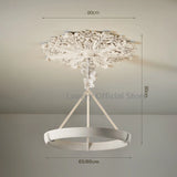 Luxury Living Room Ceiling Chandelier Retro Dining Room Ceiling Lamp French Style Cafe Restaurant Interior Decoration Lights