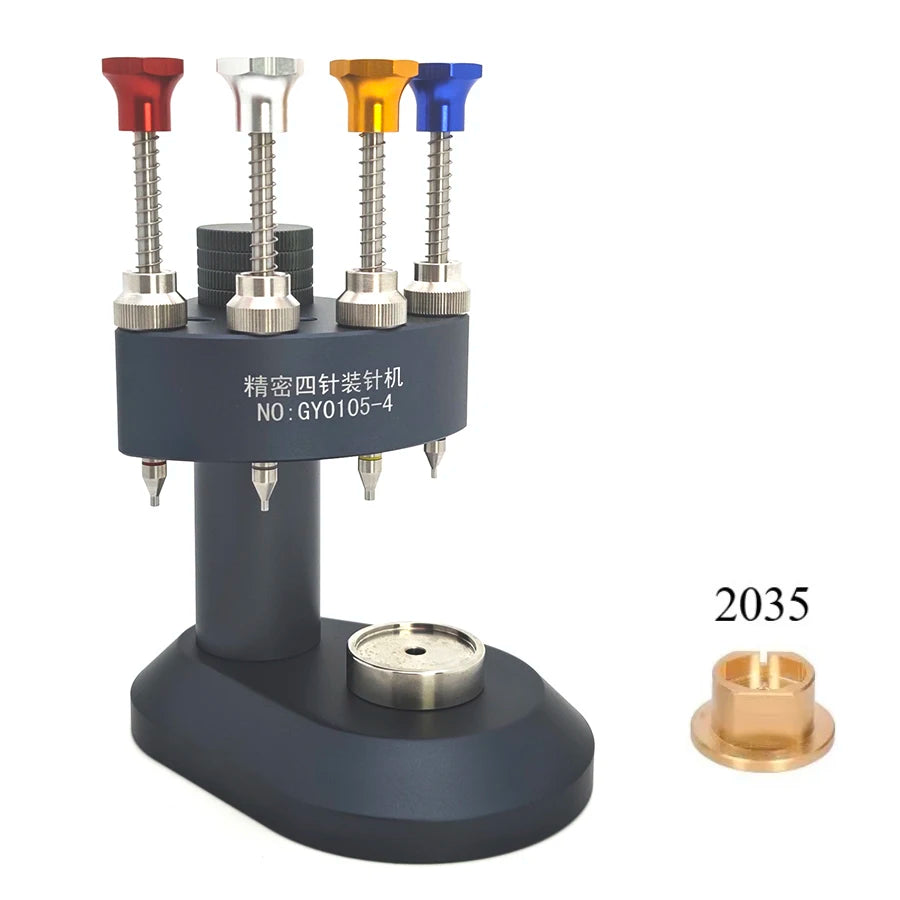 4 Pins Automatic Watch Hand Installing and Fitting Tools Watch Needle Installation Tool for 2035 Watch Repairing High Precision