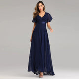 Women's Long Dresses Elegant Green Tulle Evening Dress with Sequins Plus Size Formal Party Gown