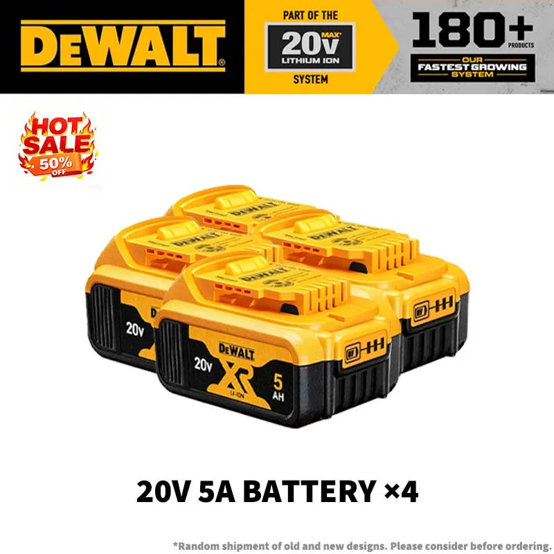 DEWALT 100% Original 20V 5AH Power Tool Battery 60V 9AH Flexvolt Battery Charger Combo DCB206 DCB205 DCB202 DCB609 DCB200 DCB184