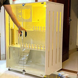 Solid Wood Cages Super Large Cat Villa Double-storey Cat Cage House Home Luxury Nest Cat Cabinet Indoor Pet  House