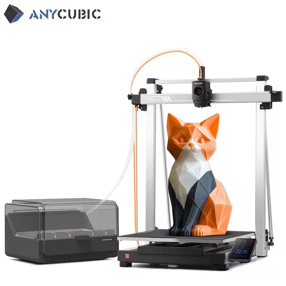 ANYCUBIC Kobra 3 Max 3D Printer Support Multicolor Up to 600mm/s High-Speed Printing Auto-Leveling Printer Size 420*420*500mm