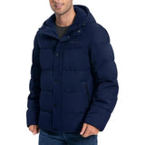 Pioneer Camp Mens Winter Coat Warm Winter Puffer Jacket Waterproof Thicken Insulated Windproof Hooded Down Quilted Coat