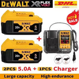 100% Original 20V 6.0Ah MAX Battery Power Tool Replacement For DeWalt DCB184 DCB181 DCB182 DCB200 20V 5A 6A 18Volt 20v Battery.