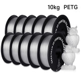 Geeetech PETG 10kg 1.75mm Filament 3d print wire Vacuum Packaging Local Warehouses Colorful Plastic for most FDM 3D printer