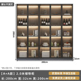 Customized sideboards, high cabinets, light luxury, modern living room storage cabinets, wine cabinets, integrated wall-walled