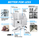 Multifunctional Electric Lifting Stainless Steel Dog Shower Spa Tub Salon Relaxing Comfortable Grooming for Dogs and Cats