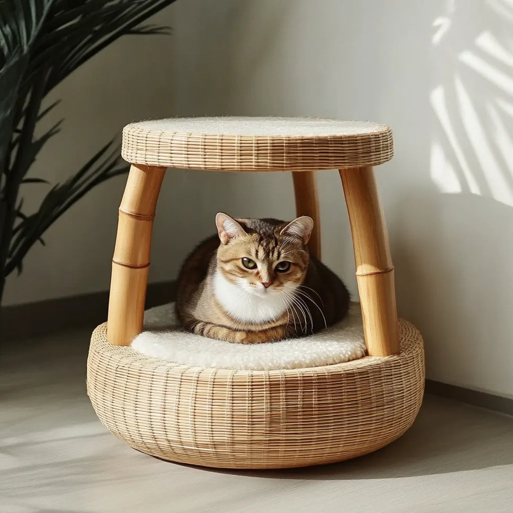 CL  frame toy integrated cat nest small sisal household cat scratching board shelf climbing column supplies