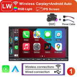 LEHX IPS Touch Screen 7inch 2din Car Radio Carplay Android Auto Bluetooth FM Auxiliary Input Mirror Link Multimedia Player