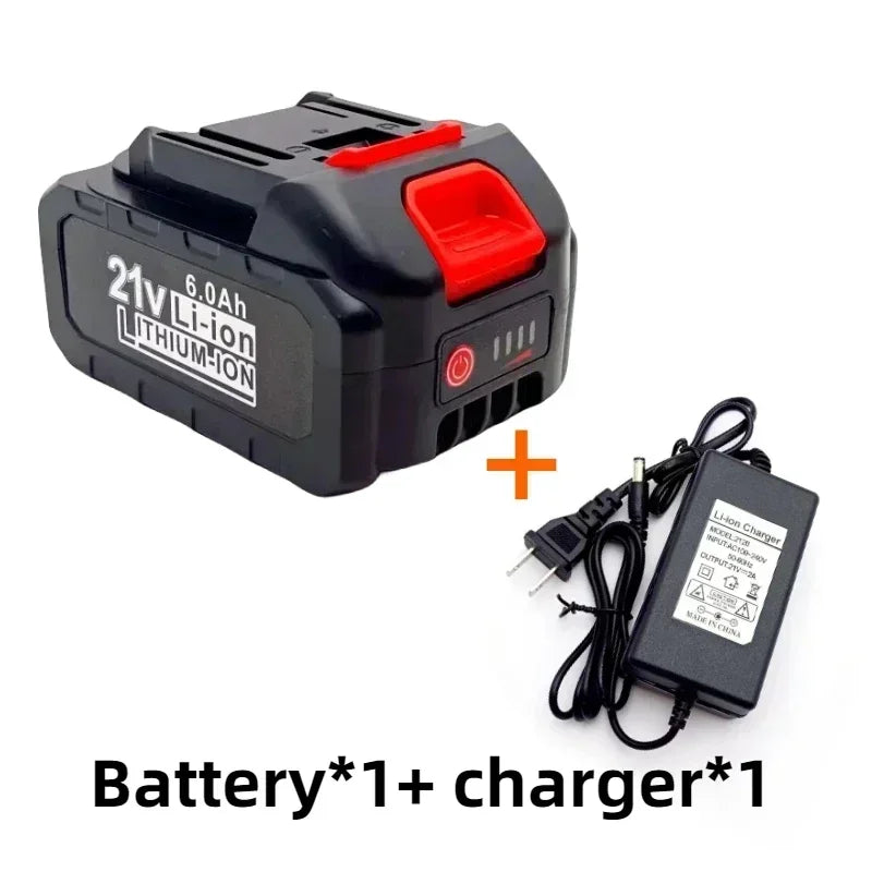 Makita 21V 6.0Ah 18650 lithium-ion battery, high current, high discharge, suitable for electric water gun screwdrivers/drills