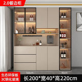 Solid wood wine  high cabinet, locker, integrated entrance cabinet against the wall,
