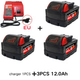 9.0Ah/12.0Ah/6.0A M18 18V Replacement For Milwaukee M18B5 XC Li-ion battery Charger, BR, 48-11-1815 2604-20 48-11-1850 charger