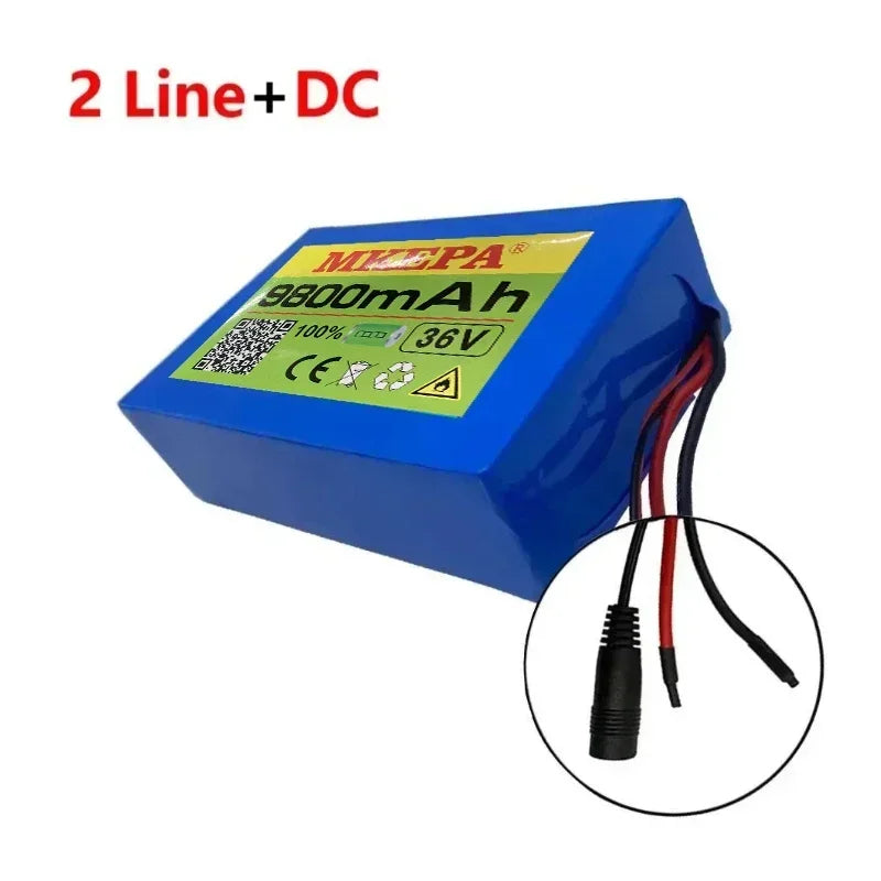 NEW 36V Electric scooter battery 10S2P 18650 Lithium Battery Pack 42V City Coco Cooter Vehicle Battery Square with BMS