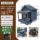 Outdoor dog cage doghouse Solid wood sun protection Rain protection dog kennel doghouse Large medium-sized dog Golden Retriever