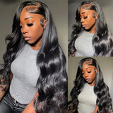 30 40 Inch Body Wave 5x5 Glueless Wigs Human Hair Wear and Go glueless