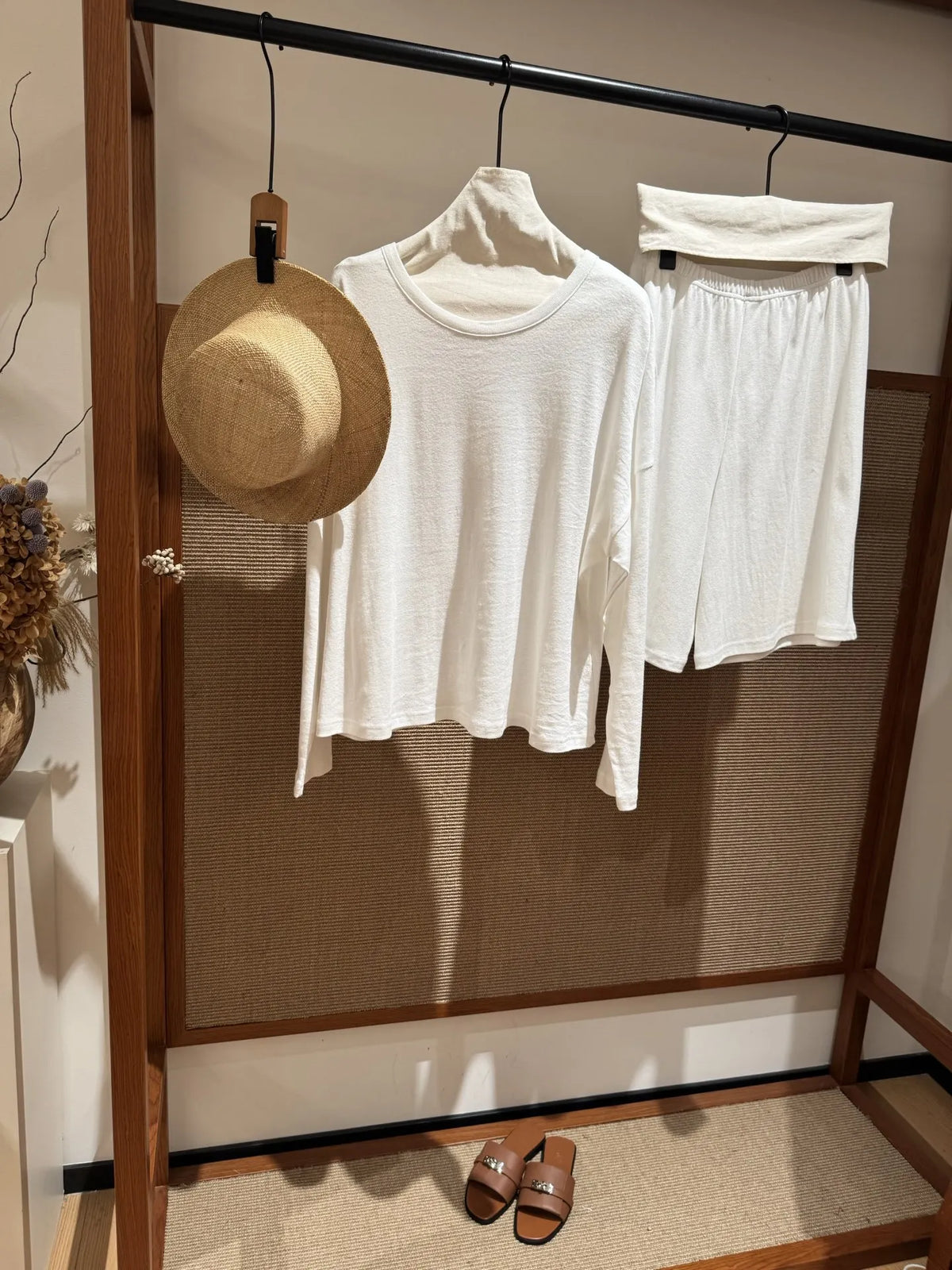 2026 Spring/Summer New Cotton Snowflake Ribbed Long-Sleeved T-Shirt