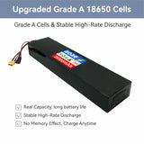 36V 10S4P 14Ah Grade A 18650 Lithium Battery Pack with BMS XT30/JST Connector, Long Range Scooter Battery for M365 500W-1000W