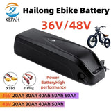New Battery 36V/48V 20/30/40/50/60Ah, Suitable for Octagonal BBS02, BBS03, BBSHD Motor, Hailong Battery 36V, Hailong 48V