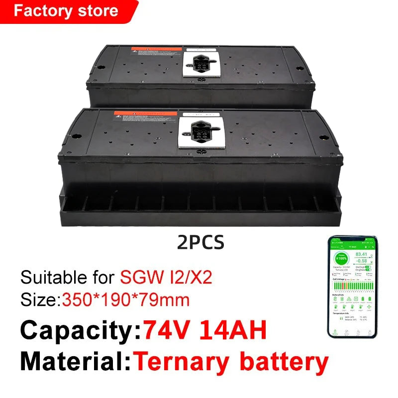 for Segway X2 I2 X2se I2se Smart Lithium Battery Pack Support Expansion Large Capacity SGW Balance Car Rechargeable Battery