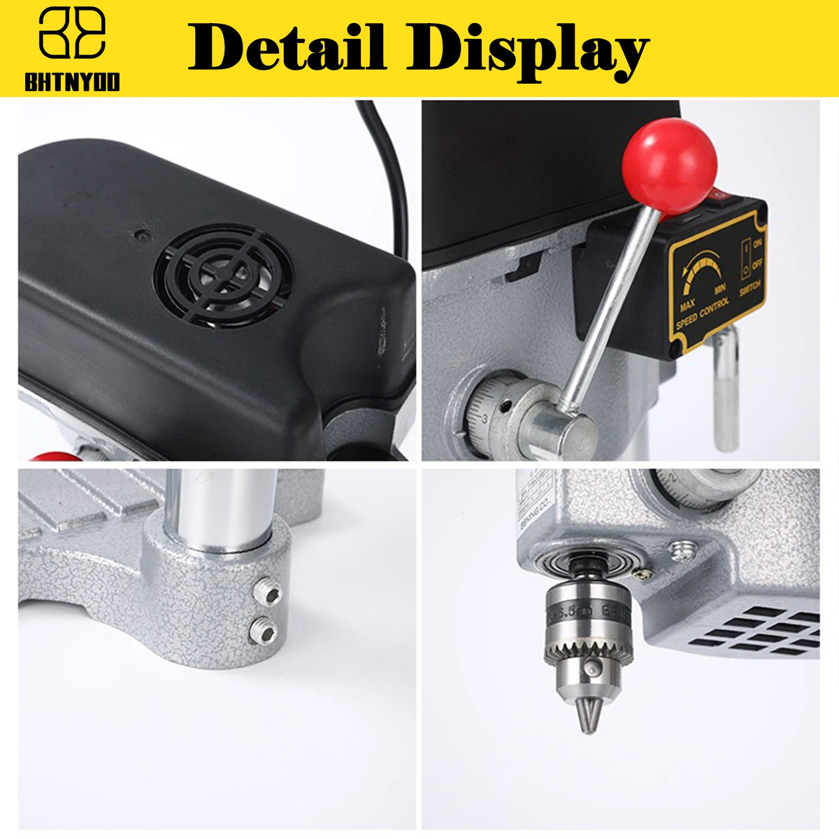 Multi Functional DIY-Mini Desktop Drilling and Milling Machine 340W/1-10mm High-Precision Drill and Punching Machine 220V