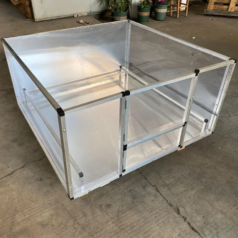 Large Breed Whelping Box 46" X 46" X 30"   Pet Whelping Box for Dogs Customizable Size