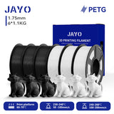 JAYO 3D PETG/ High Speed Matte PETG / PLA Classic Printer Filament 1.75mm 3D Printer Filament 6.6KG Neatly Wound PETG for 3D