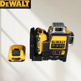DEWALT DW089LG Laser Level 12-Line 3-Sides 360-Degree Vertical Horizontal Line Laser Tool Battery-Powered 12V
