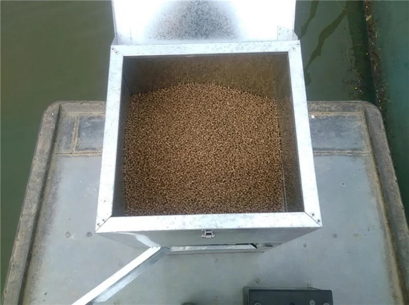New Type Automatic Pond Fish Food Feeder Bowls Automatic Fish Farm Feeders