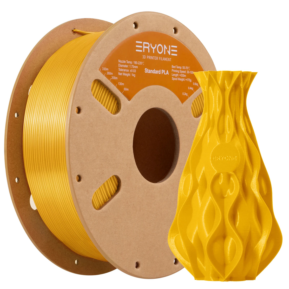 ERYONE Standard PLA Filament 1kg 1.75mm High Quality 3D PLA  Low Shrinkage Consumable For 3D Printer Fast Shipp