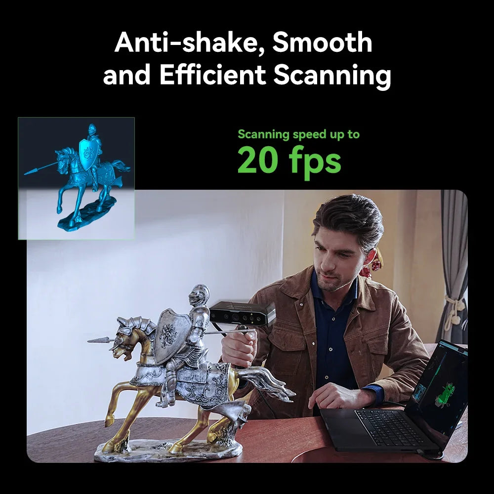 Creality CR-Scan Otter Handheld 3D Scanner 0.02mm Accuracy High-precision All-in-one 3D Scanner