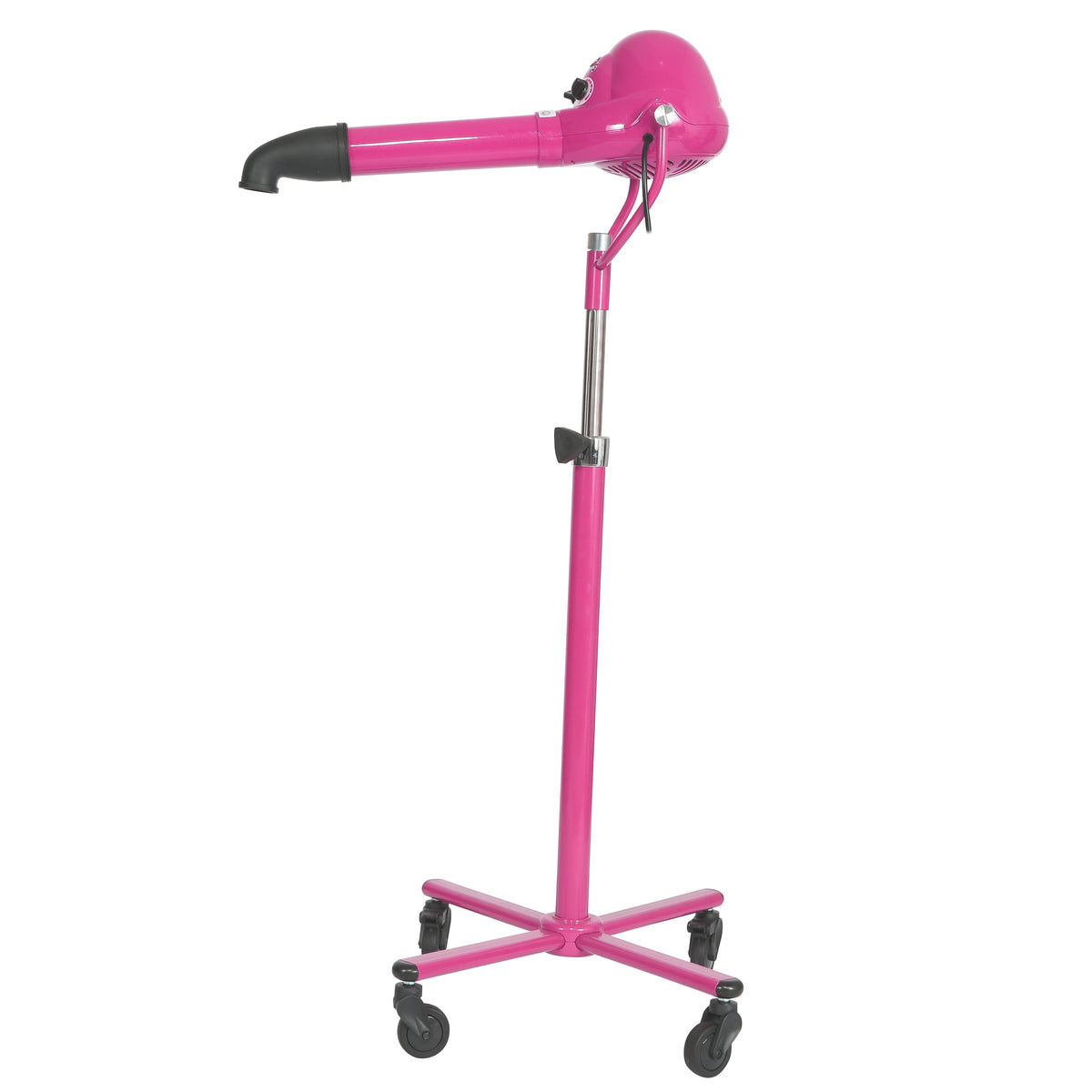 Free Standing Pet Dryer, Adjustable Height Multicolor