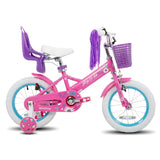 JOYSTAR Little Daisy Kids Bike for Girls Ages 2-7 Years, Bikes with Doll Bike Seat & Streamers,Bikes with Flag & Number Plate