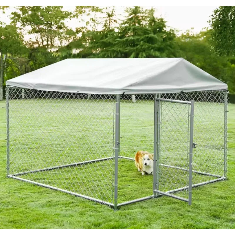 Customization Heavy Duty Large Outdoor Cage Metal Dog House Dog Run Kennel