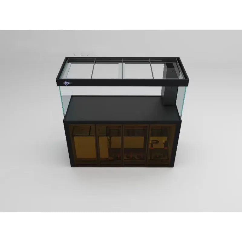 All-in-One AquariumLarge Eco-Friendly Glass Aquarium Fish Tank With Cabinet For Desktop Outdoor Dining Room Available 5W 25W 50W