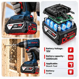 Genuine Bosch 18V 6.0Ah Battery BAT609 BAT609G Original Lithium-Ion Rechargeable Power Tool Battery