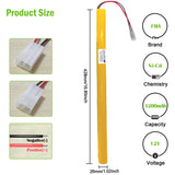 FMA 12V Ni-Cd Ni-MH 1.2-3Ah Rechargeable Battery for SunSetter Solar Blind Solar Energy Storage Durable