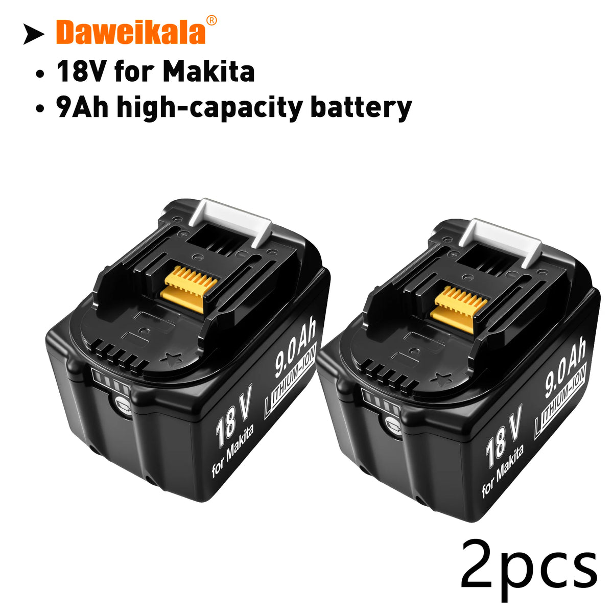 For Makita Original 18V 9Ah Li-Ion Rechargeable Battery 18v drill Replacement Batteries BL1850 BL1860B BL1830 BL1840 New