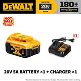 DEWALT 100% Original 20V 5AH Power Tool Battery 60V 9AH Flexvolt Battery Charger Combo DCB206 DCB205 DCB202 DCB609 DCB200 DCB184