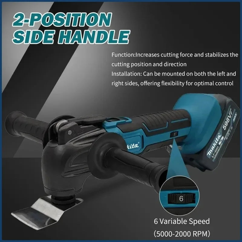 Makita Brushless Quick Release Oscillating Cordless  Multi-Functional Electric Trimmer Quick-Change Compatible Tool
