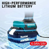 Makita Electric Wrench DTW700 Brushless Multi functional Rechargeable 18V Lithium Battery Auto Repair High Torque Impact Wrench