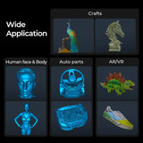 Creality CR-Scan Ferret Pro 3D Scanner Portable Handheld Anti-shake Tracking 0.1mm Accuracy Wireless WiFi Scanning for iOS Andro