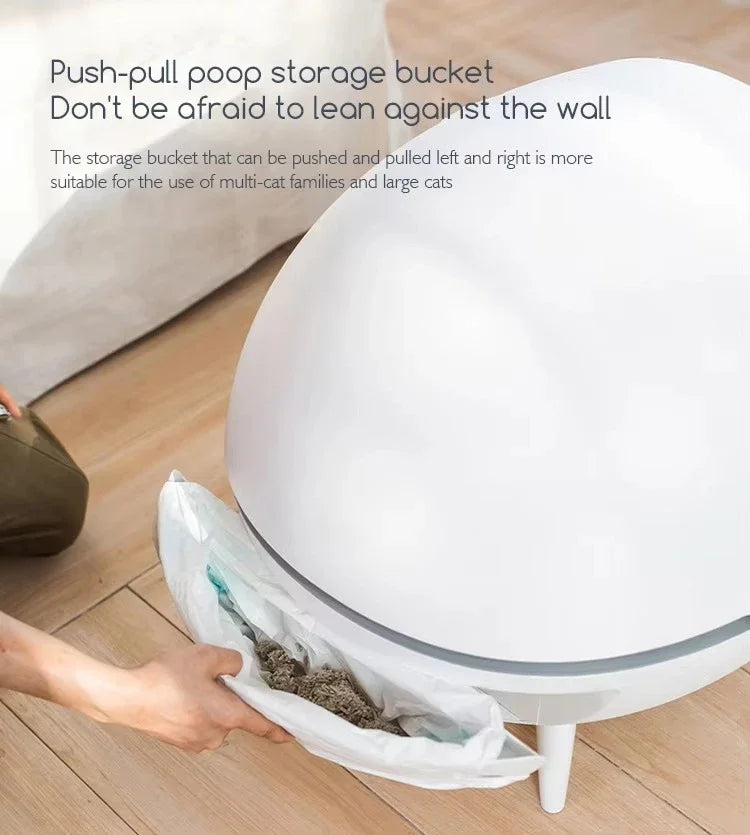 Cat  Boxes House Self-cleaning Auto Cats Box Machine Self Cleaning Smart Automatic Cat Box