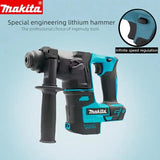 Makita HR140D18V Cordless Brushless Rotary Hammer Drill 3-Mode Electric Hammer for Concrete Metal Wood with LED Light Power Tool