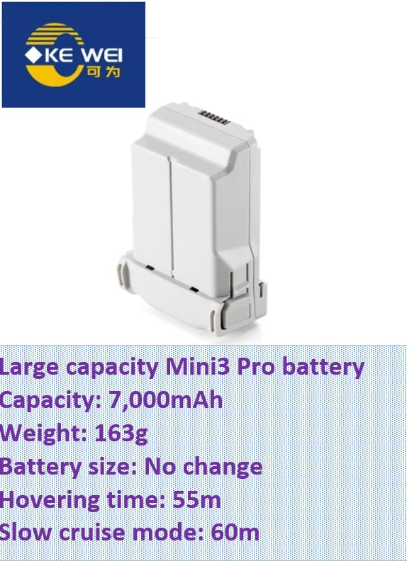 Large Capacity Refitting Battery 5200mAh ~ 8400mAh for DJI Mini3, Mini3 Pro & Mini4 Pro & Mini5 Pro Drone for Drone Fans