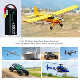 2PCS TERANTY 4S Lipo Battery 14.8V 2600mAh 50C/100C Softcase with T XT60 Plug Car Truck Buggy Helicopter Airplane RC Model Parts