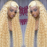 30 32 Inch 613 Loose Deep Wave 13x6 HD Lace Frontal Wigs Curly Brazilian